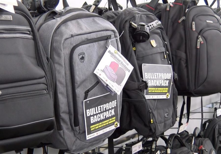 Guard Dog Securitys bulletproof backpacks (as shown above) are becoming popular.