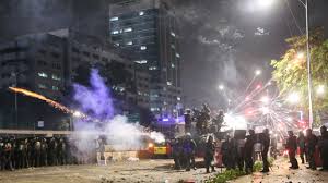 Indonesian riot police fire tear gas to disperse student protesters during a clash outside parliament in Jakarta, Indonesia, Tuesday, Sept. 24, 2019. Police fired tear gas and water cannons Tuesday to disperse thousands of rock-throwing students protesting a new law that they said has crippled Indonesia’s anti-corruption agency. (AP Photo/Achmad Ibrahim)

JAKARTA, Indonesia (AP) — More than 80 university students in Indonesia’s capital were being treated at a hospital Wednesday, a day after clashing with police during protests sparked by a new law that critics say cripples the country’s anti-corruption agency.

Officials at Jakarta’s Pertamina Hospital said that 88 students were treated for injuries that included broken bones, head wounds and respiratory problems due to tear gas.

The protest outside Parliament on Tuesday saw police fire tear gas and water cannons to disperse thousands of rock-throwing students. The protest was dispersed just before midnight.

By Wednesday morning, city officers were cleaning up rocks, plastic bottles, banners, and other debris from the protest.

Students held similar protests and clashed with police in cities around the country on Tuesday, including Bandung, Yogyakarta, Malang, Palembang, and Medan. Several student groups vowed to return to the streets Wednesday and do so until the new law is revoked.

Critics say the law passed in Parliament last week reduces the authority of the Corruption Eradication Commission, a key body in fighting endemic graft in the country.

The fallout from the new law, which underlines Indonesia’s challenge in changing its graft-ridden image, has threatened the credibility of President Joko Widodo, who recently won a second term after campaigning for clean governance.

Corruption is endemic in Indonesia and the anti-graft commission, one of the few effective institutions in the country of nearly 270 million people, is frequently under attack by lawmakers who want to reduce its powers.

Hundreds of officials from various branches of government have been arrested since the independent anti-graft commission was established in 2002 as part of people’s demands during a reform movement following the ouster of the country’s longtime strongman leader, Suharto.

Activists say the revision weakens the powers of one of the most credible public institutions in a country where the police and Parliament are perceived as being widely corrupt.

The revisions also reduce its independence, with investigators becoming civil servants who need to be seconded from state bodies, including the police.

The new protests are not associated with a particular party or group and instead are led by students, who historically have been a driving force of political change. Their demonstrations in 1998 triggered events that led Suharto to step down.

Those demonstrating this week are demanding that Widodo issued a government regulation replacing the new law.

The protesters also urged Parliament to delay votes on a new criminal code that would criminalize or increase penalties on a variety of sexual activities, as well as other bills on mining, land, and labor. Opponents say the proposed criminal code threatens democracy and discriminates against minorities.

Widodo met Tuesday with lawmakers, whose terms finish at the end of this month, to urge them to delay votes on the bills after considering public concerns. Lawmakers then delayed their votes on the proposed laws in their last plenary session.

Critics say the criminal code bill contains articles that violate the rights of women, religious minorities, lesbians, gays, bisexual and transgender people, as well as freedoms of speech and association.

The planned revisions prompted Australia to update its travel advice, warning tourists of risks they could face from extramarital or gay sex if the bill is passed.

Copyright 2019 Nexstar Broadcasting, Inc. All rights reserved. This material may not be published, broadcast, rewritten, or redistributed.

SHARE THIS STORY
MORE NEWS STORIES
Committee chair: No need for red flag law
by Matt Heckel / Sep 27, 2019
HARRISBURG, Pa. (WHTM) - The chair of a committee that typically handles gun legislation says he has no plans to move red flag laws in the near future.

​Red flag legislation allows family members and police to seek a court order that temporarily removes guns from people who pose a serious threat to themselves or others.

Read the Full Article 

Acting Director of National Intelligence Maguire testifies on whistleblower complaint
by Alexandra Limon / Sep 27, 2019
WASHINGTON (NEXSTAR) -- A whistleblower complaint says President Trump asked Ukraine to interfere in the 2020 presidential election and get dirt on Joe Biden, while at the same time withholding U.S. military aid to Ukraine.

I am not partisan and I am not political, Acting Director of National Intelligence Joseph Maguire said.

Read the Full Article 

Walmart’s Sam’s Club launches health care pilot to members
by The Associated Press / Sep 27, 2019
NEW YORK (AP) — Walmarts Sams Club is teaming up with several health care companies to offer discounts on everyday care its customers might delay or skip because of the cost.

Starting early October, Sams Club members in Michigan, Pennsylvania and North Carolina, will be able to buy one of four bundles of health care services ranging in annual fees from $50 for individuals to $240 for a family of up to six members. The pilot program could potentially be rolled out to members in all the states, says Lori Flees, senior vice president of Sams Club Health and Wellness.

Read the Full Article 


MORE STORIES
Committee chair: No need for red flag law
Regional News / 4 mins ago

Police: Woman sent to hospital after being hit by pick-up truck
News / 26 mins ago

WEB EXTRA: Goats to prevent wildfires
Web Extras / 10 hours ago

WEB EXTRA: Bees swarm car in Australia
Weird News / 10 hours ago

Read more stories 

TRENDING STORIES
Terroristic threats made at Fulton County school
Police: Woman sent to hospital after being hit by pick-up truck
Search for armed and dangerous suspect
Stomp and squish: Pennsylvanians battle ‘nightmare’ bugs
Non-violent marijuana convictions urged