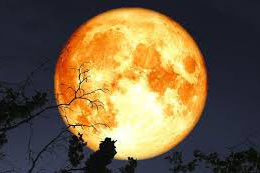 Photo of the Harvest Moon.