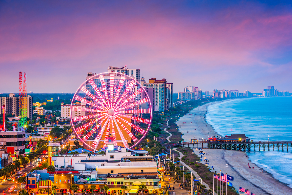 The Boardwalk in Myrtle Beach, S.C 